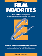 Essential Elements Film Favorites Baritone BC band method book cover